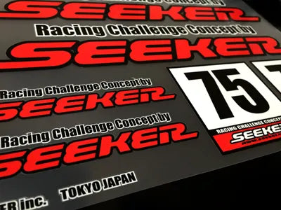 Seeker - Racing Challenge Concept, Sticker Sheet