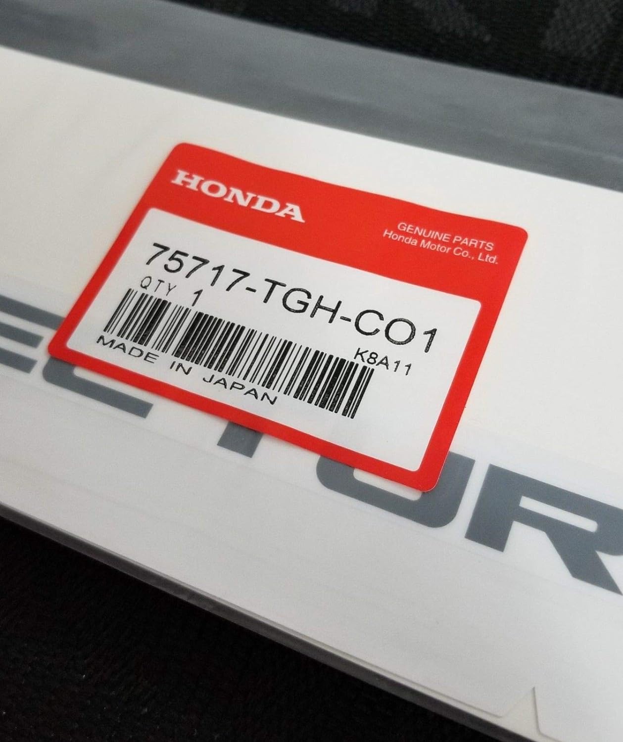 Honda - Vtec Turbo Sticker (Honda Civic Type R FK8)