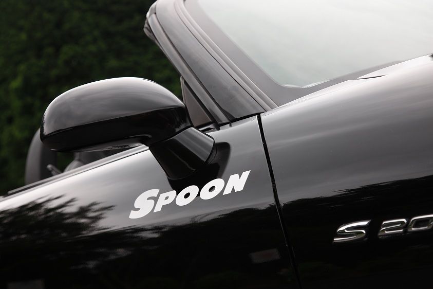 Spoon Sports - Team Sticker, Black, 300mm