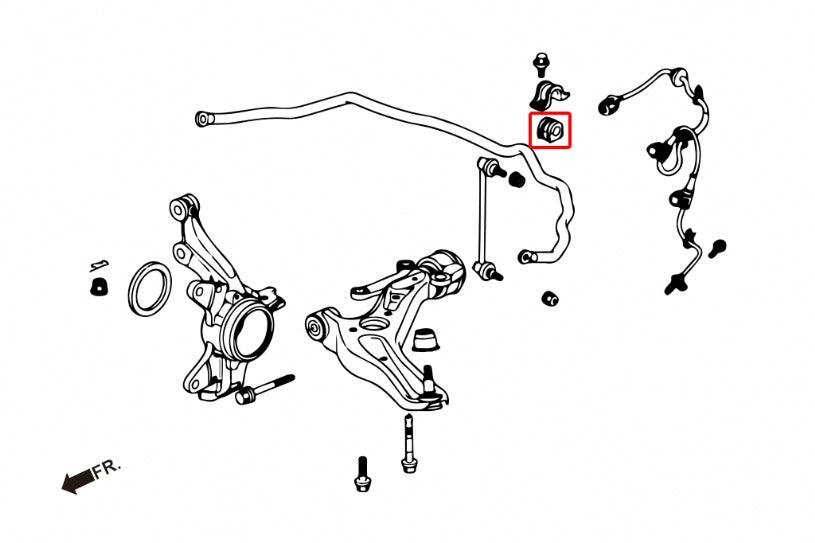 Hardrace - Reinforced Stabilizer Bushing (Honda Fit 07-14+