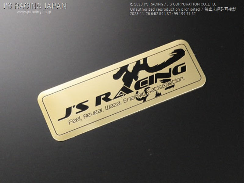 J's Racing - Waza Gold Emblem