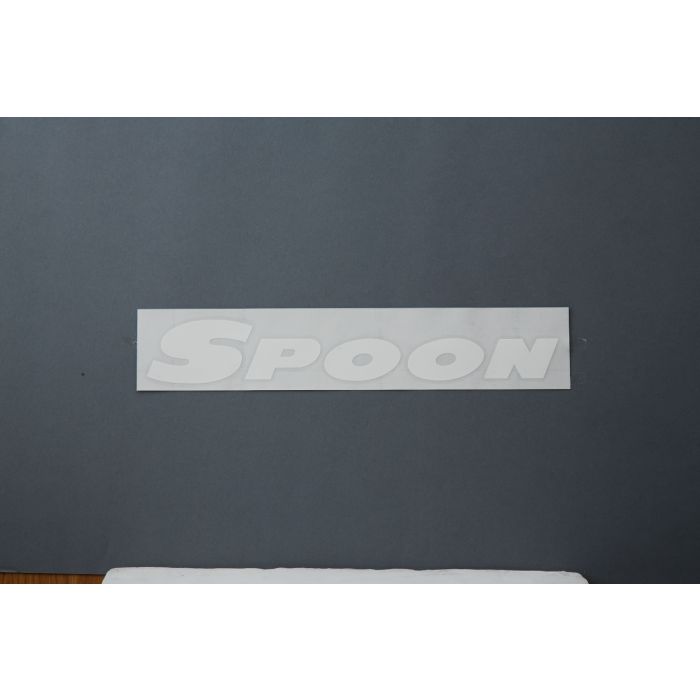 Spoon Sports - Team Sticker, White, 800mm